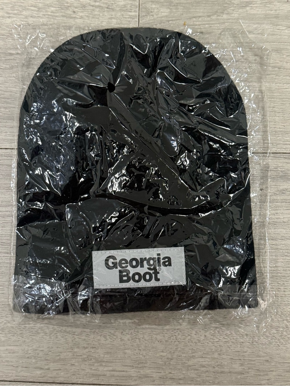 Georgia‎ Boot Black Cuffed Knit Beanie